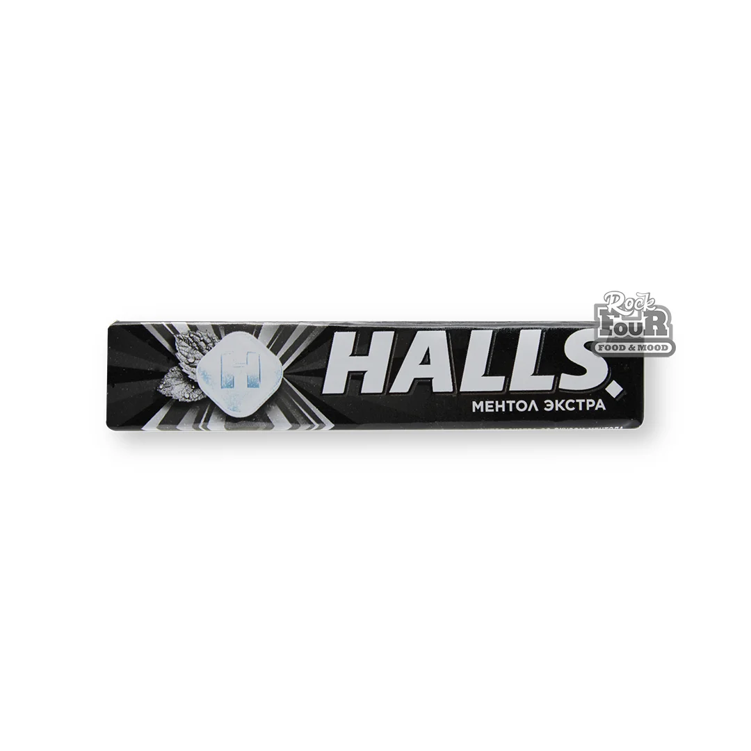 Caramel lollipop "HALLS" with menthol and eucalyptus flavor 25g